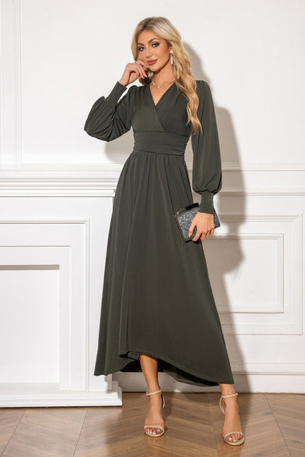 Robe Trapèze Maxi Asymétrique Sage
