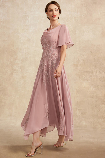 Robe Trapèze Féerie Rosée - gallery 2