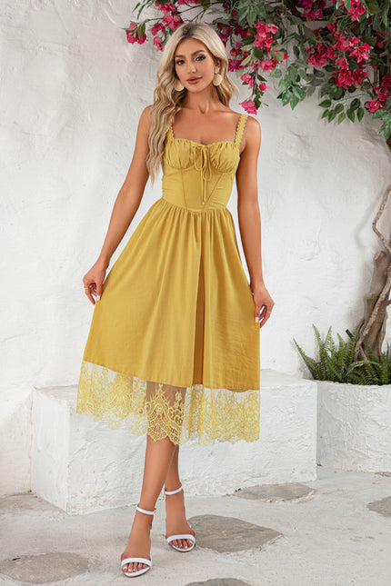 Robe Trapèze Jaune Douceur - gallery 3