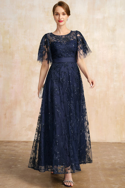 Robe Trapèze Marine Étoilée - gallery 3
