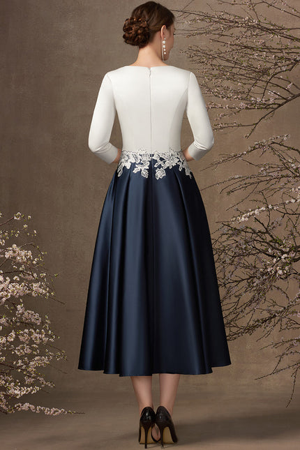 Robe Trapèze Matelassée Élégante - gallery 4