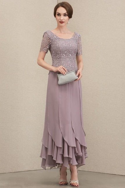 Robe Trapèze Nuance Daméthyste - gallery 1