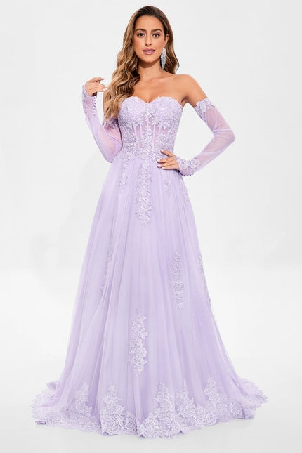 Robe Trapèze Lavande Élégante