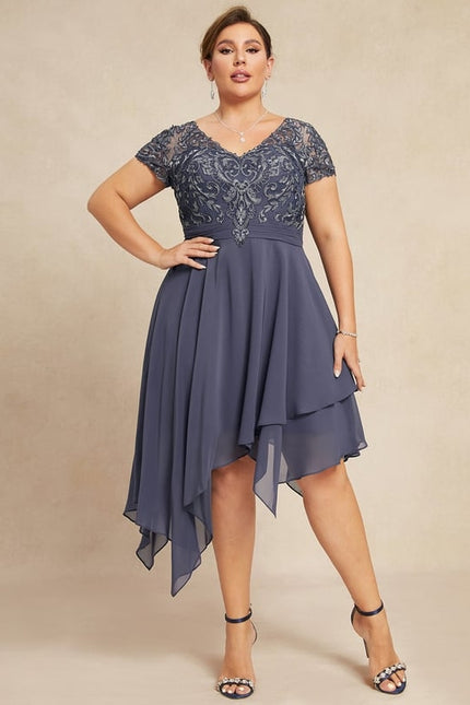 Robe Trapèze Élégance Frémissante - gallery 9