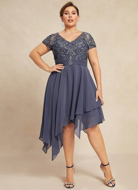 Robe Trapèze Élégance Frémissante - gallery 9
