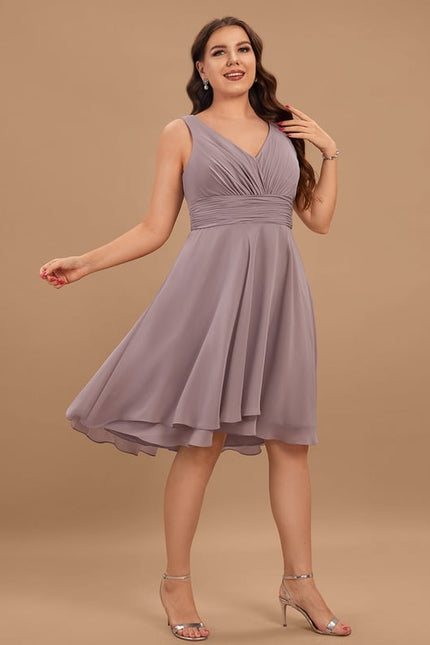 Robe Trapèze Flottante Verte - gallery 6