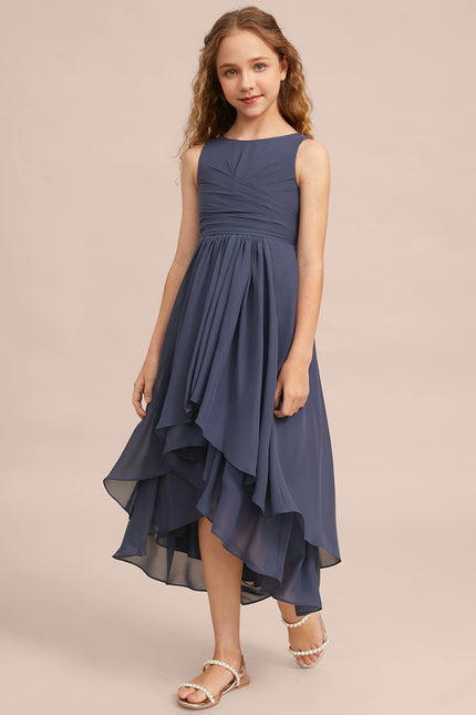 Robe Trapèze Bleu Nuit Flottant
