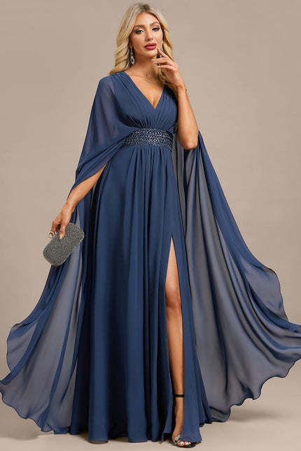 Robe Trapèze Longue Élégante - gallery 5