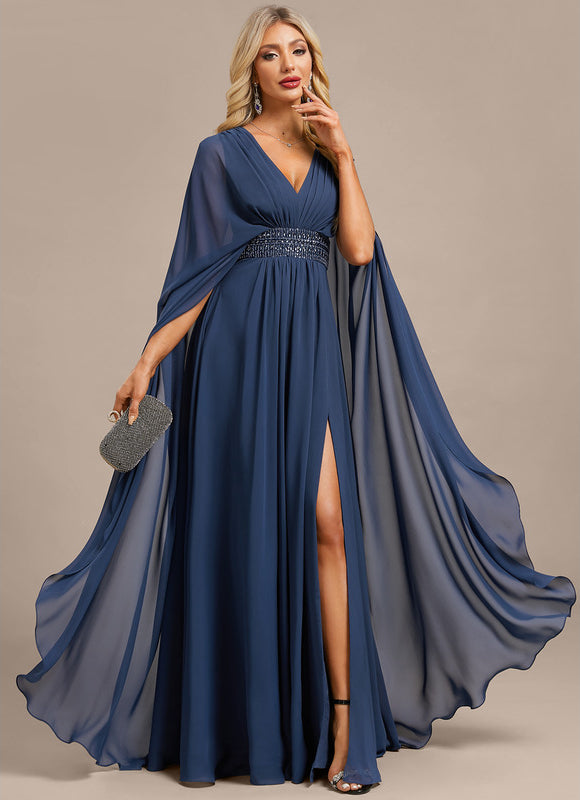 Robe Trapèze Longue Élégante - gallery 5