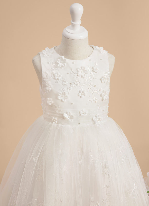 Robe Trapèze Mariage Enfant - gallery 6