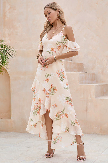 Robe Trapèze Florale Évoquée - gallery 3