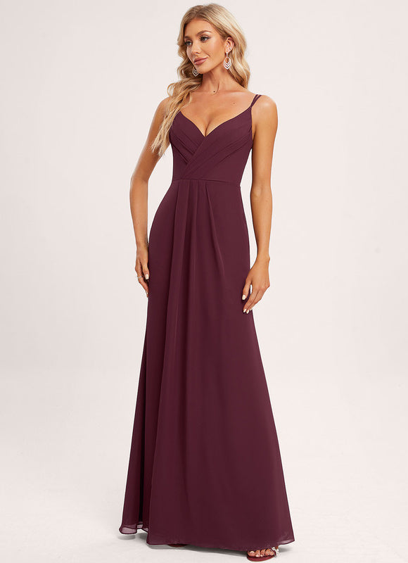 Robe Trapèze Mousseline Fendue - gallery 2