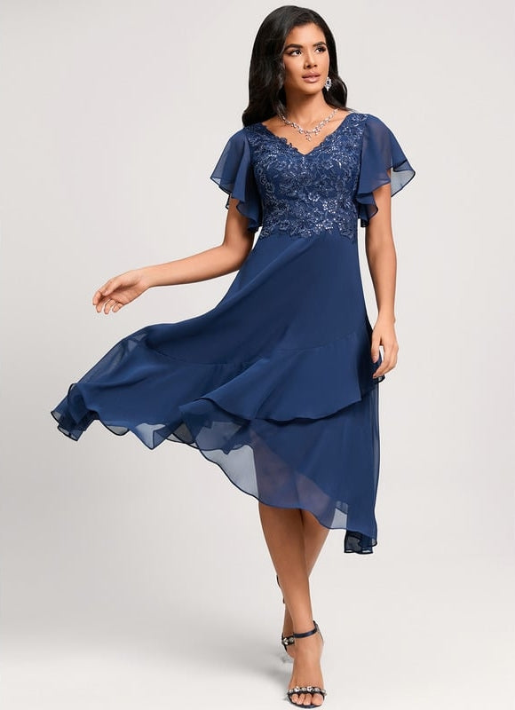 Robe Trapèze Marine Aérienne - gallery 3