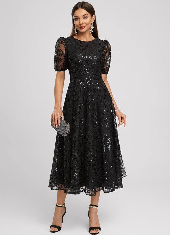 Robe Trapèze Nocturne Éphémère - gallery 1