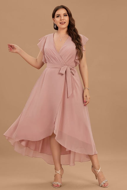 Robe Trapèze Flottante Verte - gallery 4