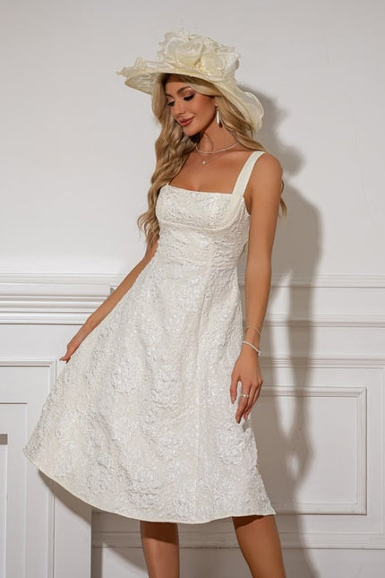 Robe Trapèze Midi Floral Chic - gallery 1