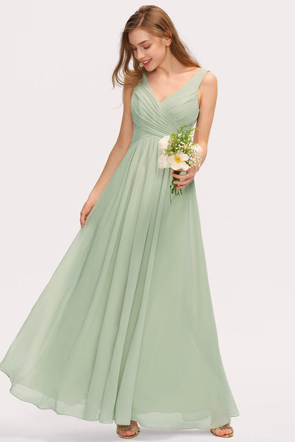 Robe Trapèze Mousseline Fendue - gallery 4