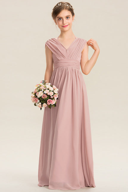 Robe Trapèze Mousseline Sable