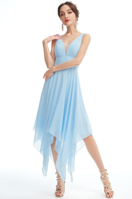 Robe Trapèze Flottante Verte - gallery 4