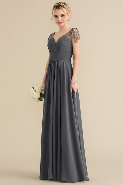 Robe Trapèze Longue Élégante - gallery 2