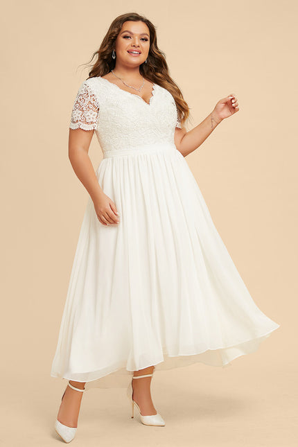 Robe Trapèze Lumière Évanescente - gallery 9