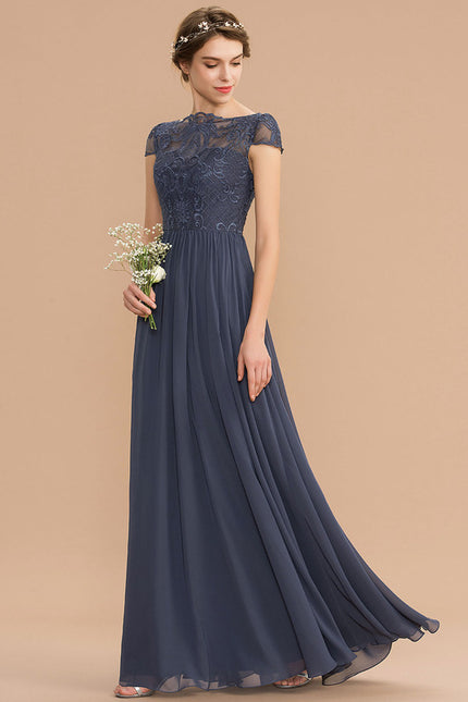 Robe Trapèze Lueur Azurelle - gallery 7