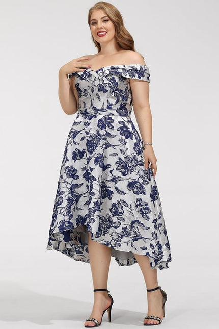 Robe Trapèze Finesse Florale - gallery 6