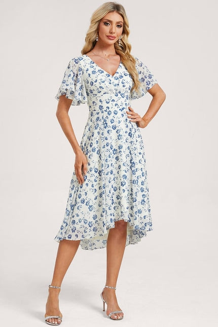 Robe Trapèze Fluide Asymétrique - gallery 1