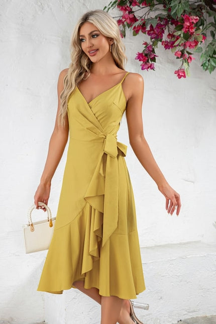 Robe Trapèze Jaune Solaire - gallery 4