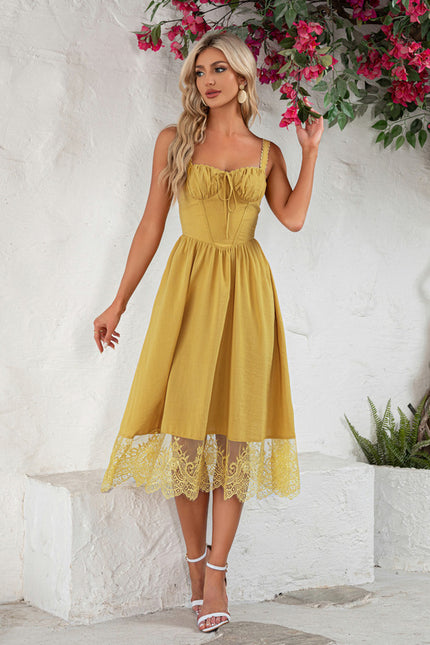 Robe Trapèze Jaune Douceur - gallery 4