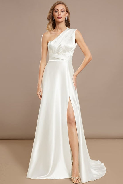 Robe Trapèze Lumière Satinée - gallery 5