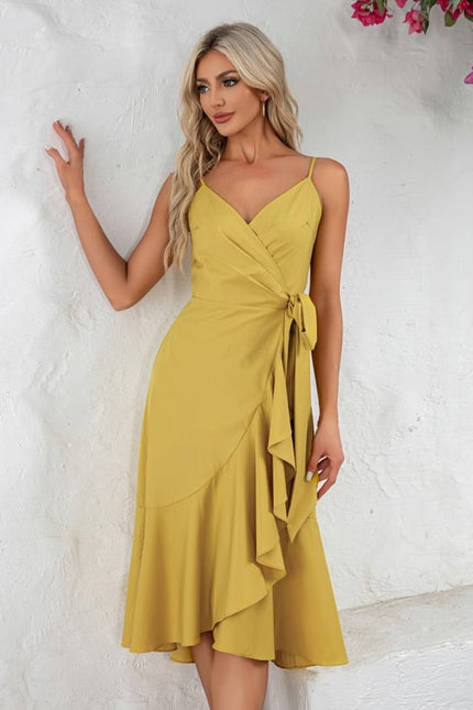 Robe Trapèze Jaune Solaire - gallery 1