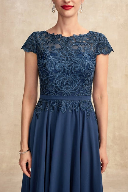 Robe Trapèze Lilas Élégant - gallery 3