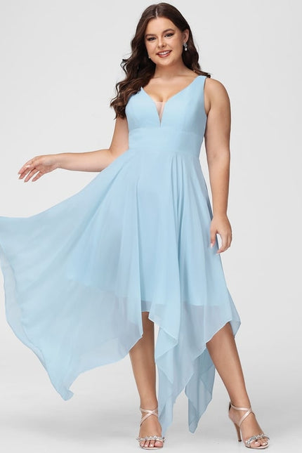 Robe Trapèze Fluide Asymétrique - gallery 5