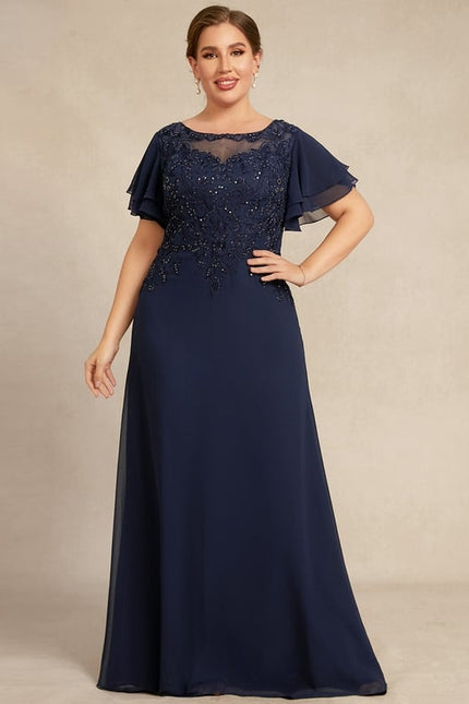 Robe Trapèze Longue Violetée - gallery 8