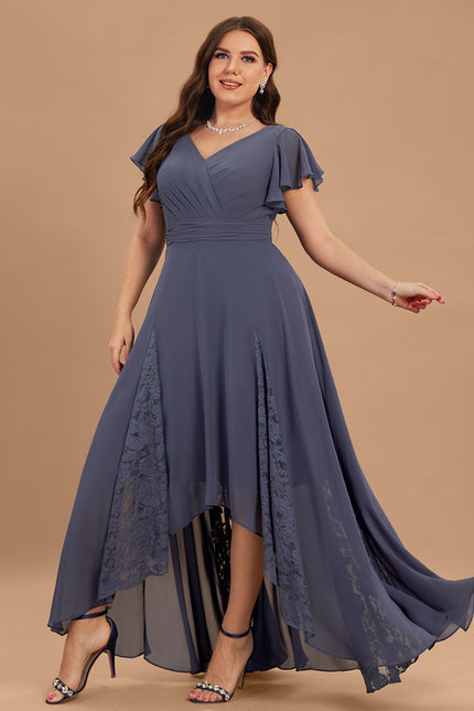 Robe Trapèze Dentelle Aérienne - gallery 8