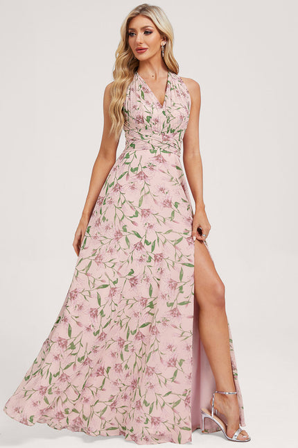 Robe Trapèze Fluide Bordeaux - gallery 3