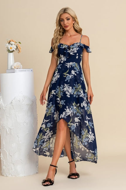 Robe Trapèze Élégance Florale Émeraude - gallery 7