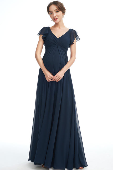 Robe Trapèze Maternité Fluidité - gallery 1