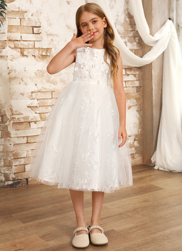Robe Trapèze Mariage Enfant - gallery 7