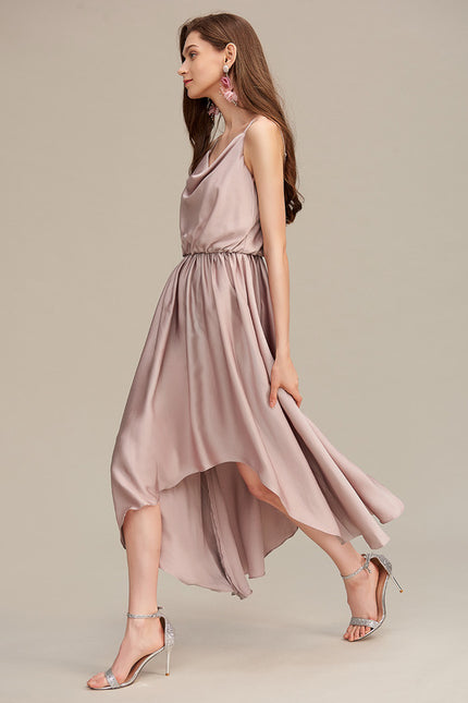 Robe Trapèze Nude Élégance - gallery 3