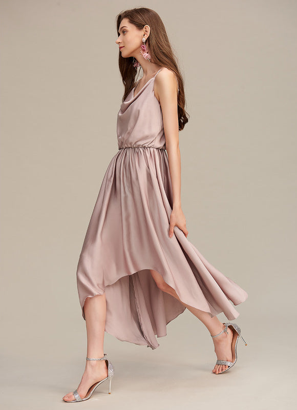 Robe Trapèze Nude Élégance - gallery 3