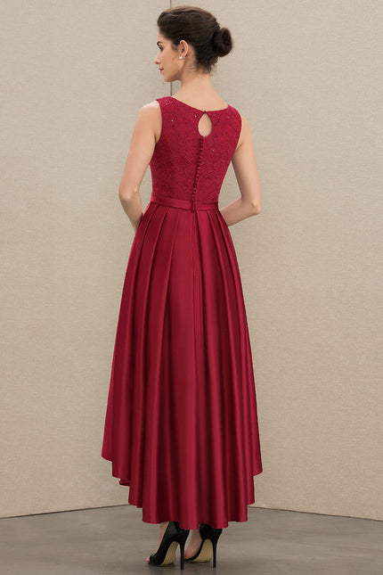 Robe Trapèze Éclat Rouge Velours - gallery 1
