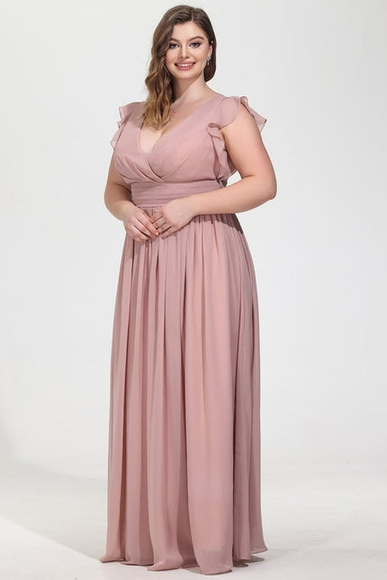 Robe Trapèze Mousseline Fendue - gallery 9