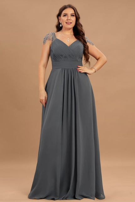 Robe Trapèze Longue Élégante - gallery 8