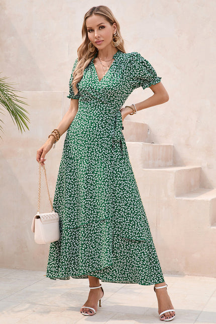 Robe Trapèze Élégance Végétale - gallery 1