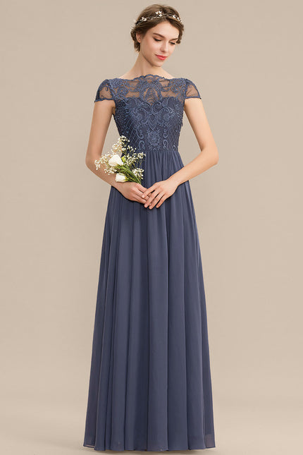 Robe Trapèze Lueur Azurelle - gallery 2