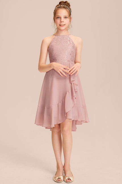 Robe Trapèze Flou Rosé