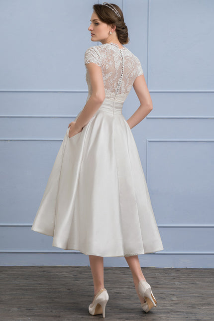 Robe Trapèze Lueur Nuptiale - gallery 1