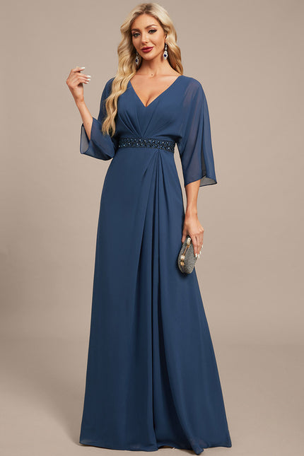 Robe Trapèze Longue Élégante - gallery 5